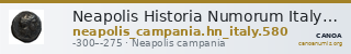 Neapolis Historia Numorum Italy 580 — CANOA
