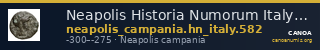 Neapolis Historia Numorum Italy 582 — CANOA