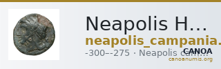 Neapolis Historia Numorum Italy 584 — CANOA