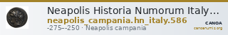 Neapolis Historia Numorum Italy 586 — CANOA