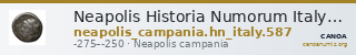 Neapolis Historia Numorum Italy 587 — CANOA