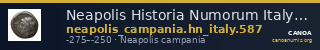Neapolis Historia Numorum Italy 587 — CANOA
