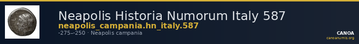 Neapolis Historia Numorum Italy 587 — CANOA
