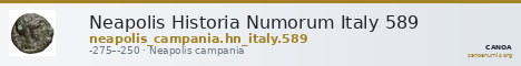 Neapolis Historia Numorum Italy 589 — CANOA