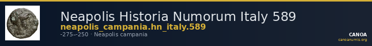 Neapolis Historia Numorum Italy 589 — CANOA