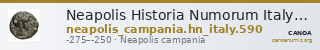 Neapolis Historia Numorum Italy 590 — CANOA