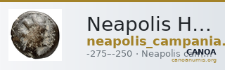Neapolis Historia Numorum Italy 591 — CANOA