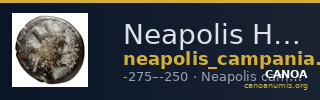 Neapolis Historia Numorum Italy 591 — CANOA