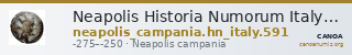 Neapolis Historia Numorum Italy 591 — CANOA