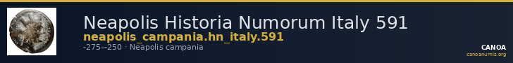 Neapolis Historia Numorum Italy 591 — CANOA