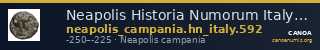 Neapolis Historia Numorum Italy 592 — CANOA