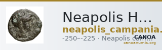 Neapolis Historia Numorum Italy 593 — CANOA