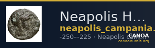 Neapolis Historia Numorum Italy 594 — CANOA