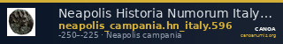 Neapolis Historia Numorum Italy 596 — CANOA