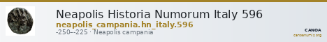 Neapolis Historia Numorum Italy 596 — CANOA