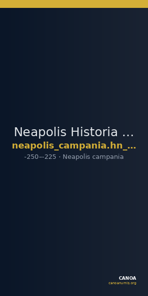 Neapolis Historia Numorum Italy 597 — CANOA