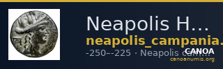 Neapolis Historia Numorum Italy 598 — CANOA