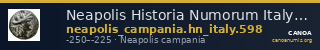 Neapolis Historia Numorum Italy 598 — CANOA