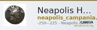 Neapolis Historia Numorum Italy 602 — CANOA