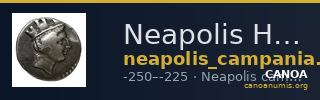 Neapolis Historia Numorum Italy 602 — CANOA