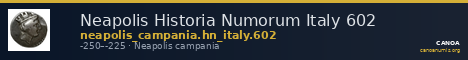 Neapolis Historia Numorum Italy 602 — CANOA
