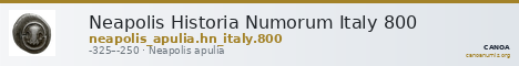 Neapolis Historia Numorum Italy 800 — CANOA