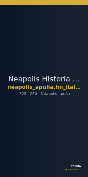 Neapolis Historia Numorum Italy 801 — CANOA