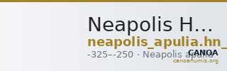Neapolis Historia Numorum Italy 801 — CANOA