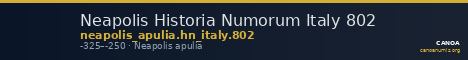 Neapolis Historia Numorum Italy 802 — CANOA