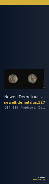 Newell Demetrius Poliorcetes, no. 127 — CANOA
