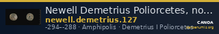 Newell Demetrius Poliorcetes, no. 127 — CANOA