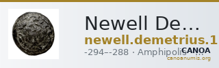 Newell Demetrius Poliorcetes, no. 133 — CANOA