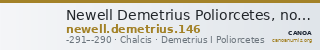 Newell Demetrius Poliorcetes, no. 146 — CANOA