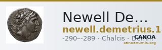 Newell Demetrius Poliorcetes, no. 147 — CANOA
