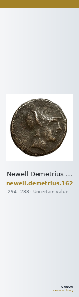 Newell Demetrius Poliorcetes, no. 162 — CANOA