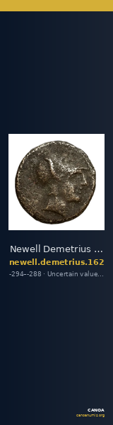 Newell Demetrius Poliorcetes, no. 162 — CANOA