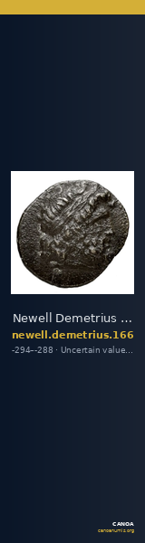 Newell Demetrius Poliorcetes, no. 166 — CANOA