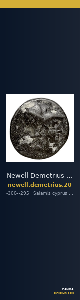 Newell Demetrius Poliorcetes, no. 20 — CANOA