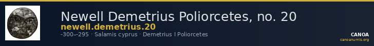 Newell Demetrius Poliorcetes, no. 20 — CANOA