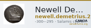 Newell Demetrius Poliorcetes, no. 23 — CANOA