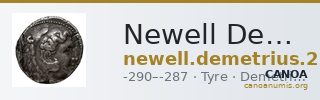 Newell Demetrius Poliorcetes, no. 26 — CANOA