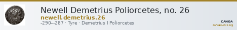 Newell Demetrius Poliorcetes, no. 26 — CANOA