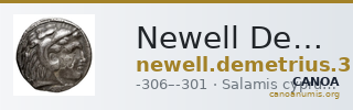 Newell Demetrius Poliorcetes, no. 3 — CANOA