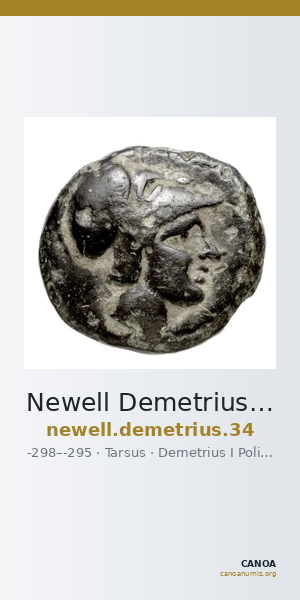 Newell Demetrius Poliorcetes, no. 34 — CANOA