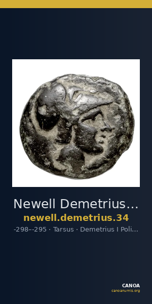 Newell Demetrius Poliorcetes, no. 34 — CANOA