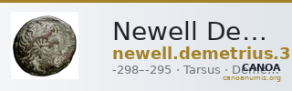 Newell Demetrius Poliorcetes, no. 39 — CANOA