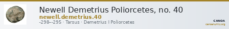Newell Demetrius Poliorcetes, no. 40 — CANOA