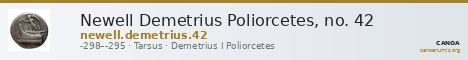 Newell Demetrius Poliorcetes, no. 42 — CANOA