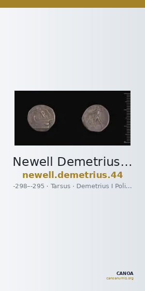 Newell Demetrius Poliorcetes, no. 44 — CANOA