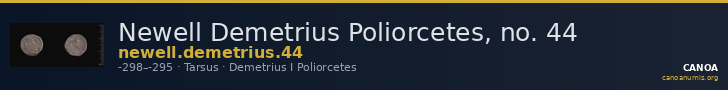 Newell Demetrius Poliorcetes, no. 44 — CANOA